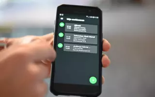 Overzichtscherm digitale werkbon