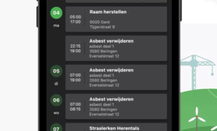 Wappy sceenshot - Robaws integratie