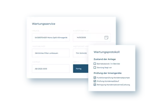 Digitale Checklisten, Protokolle & Dokumentation
